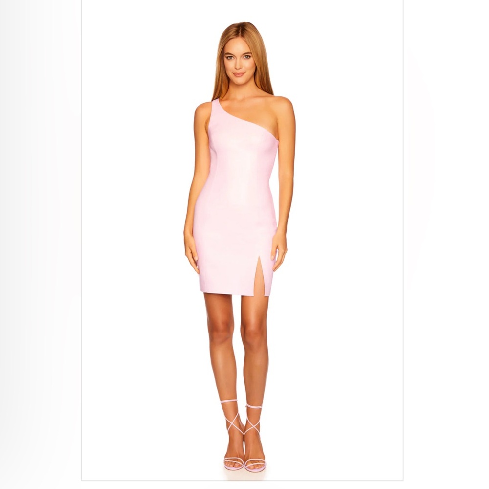 Susana Monaco Faux Leather Dress